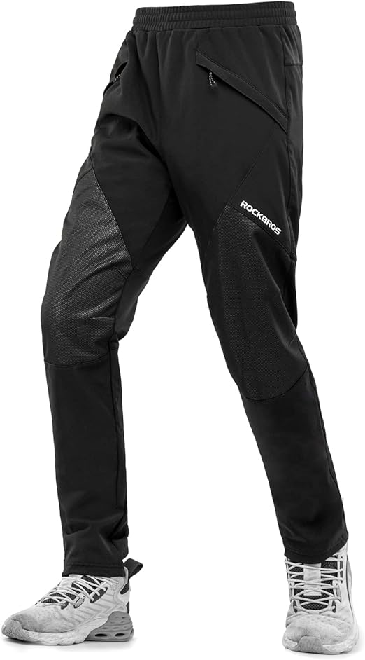 ROCKBROS Vinterbukser Herre cykelshorts vindtætte termiske cykelshorts M-4XL