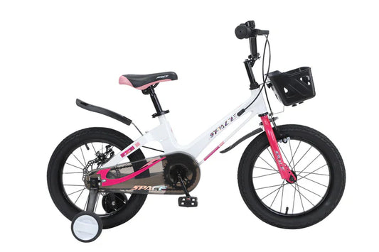 SKYS børnecykel fra 3 til 9 år 14/16/18 tommer pink