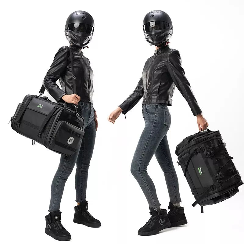 ROCKBROS motorcykel hale taske 50L med regnslag sæde taske PVC bag foldbar