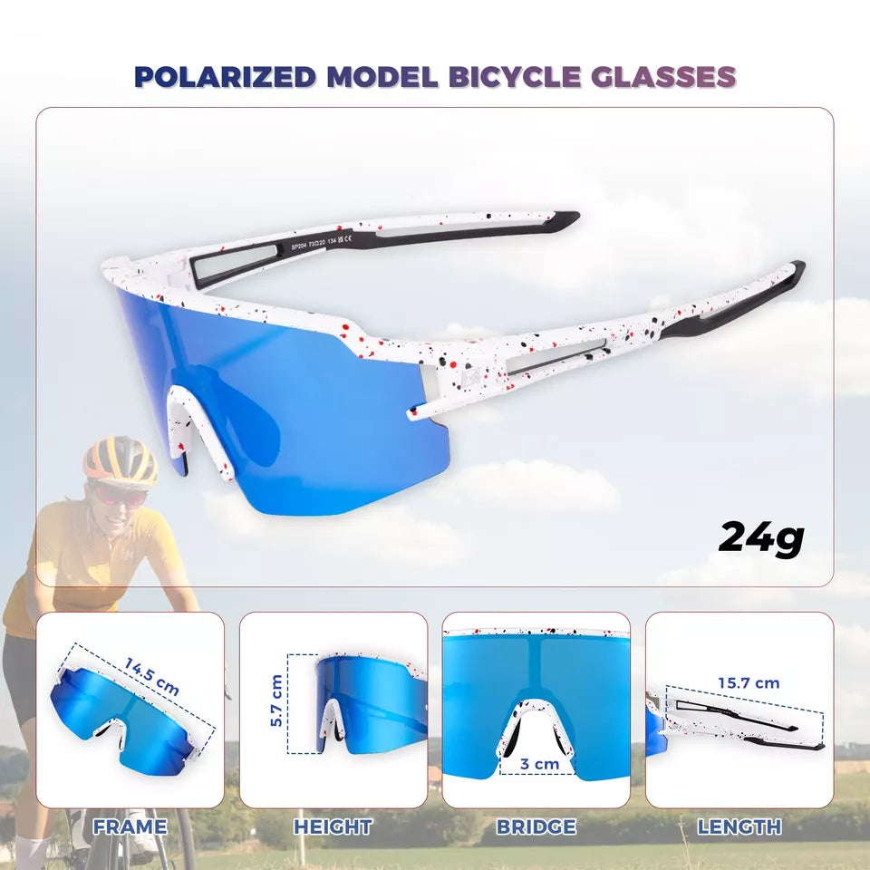 ROCKBROS Polariserede/Photochromic Solbriller Cykelbriller Cykel UV400 UNISEX