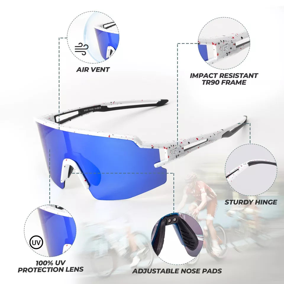 ROCKBROS Polariserede/Photochromic Solbriller Cykelbriller Cykel UV400 UNISEX