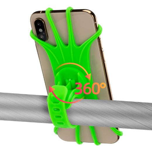 ROCKBROS Cykel mobilholder 360° drejelig mobiltelefonholder til 4.0-6.8" smartphone
