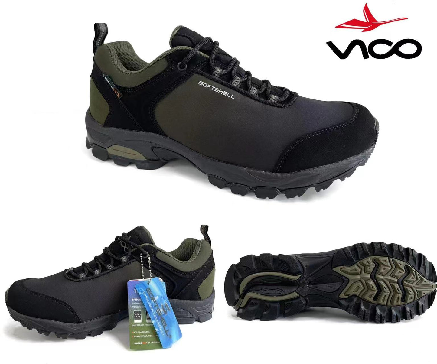 VICO Explorer2.0 Trekking Sko Vandtætte skridsikre og åndbare vandresko