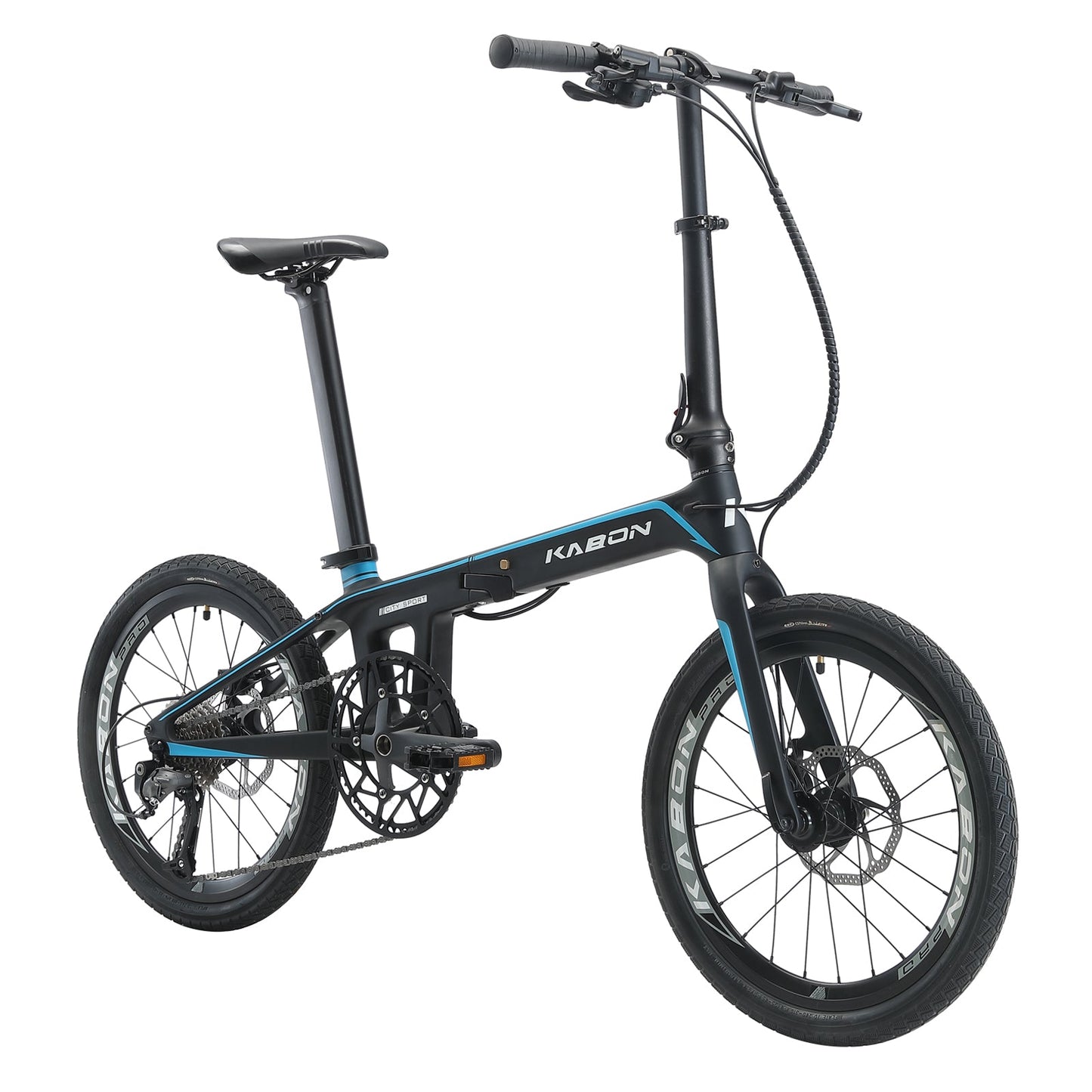 KABON City foldecykel Carbon Shimano Altus 9S 20 tommer