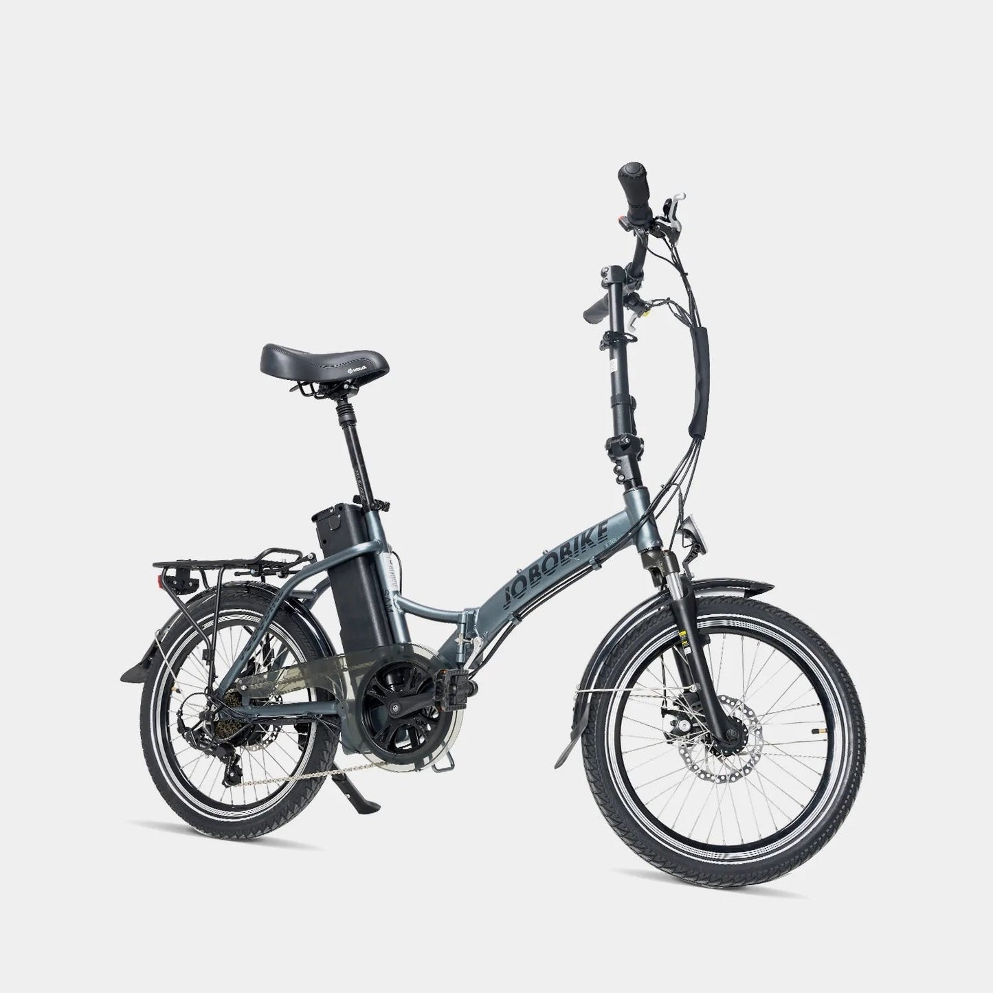 JOBOBIKE Sam sølv elcykel Shimano 7 gear 11-28T 20 tommer foldbar