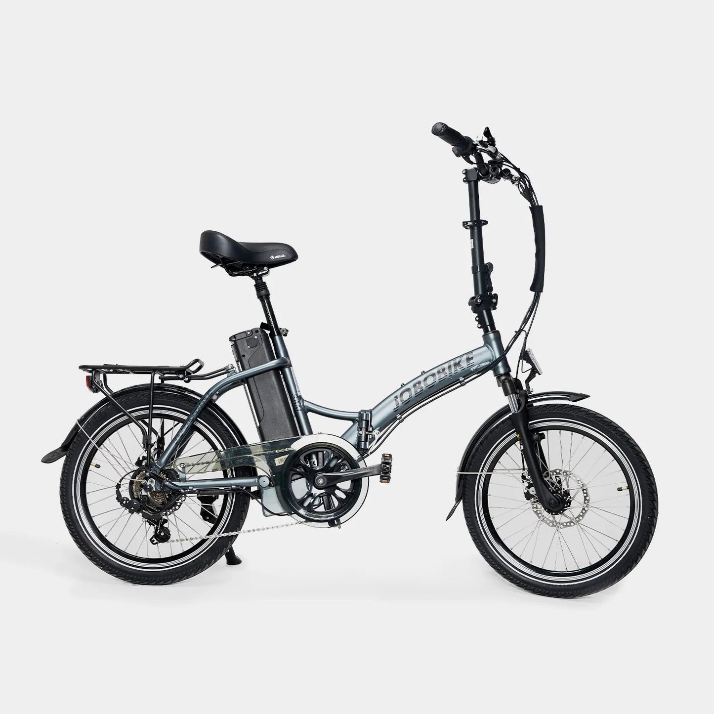 JOBOBIKE Sam sølv elcykel Shimano 7 gear 11-28T 20 tommer foldbar