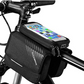 ROCKBROS 030-60BK cykelstelpose med mobiltelefonlomme op til 6.0 tommer