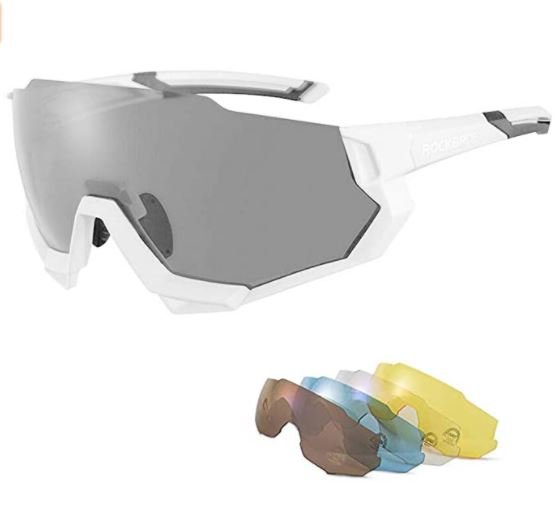 ROCKBROS 10131 Cykelbriller polariserede med 4 udskiftelige linser