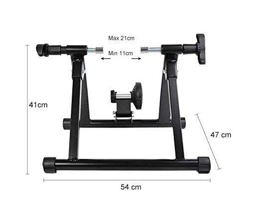 ROCKBROS 707314 rulletræner Motionscykel 26-28 tommer ca.135 kg Sort