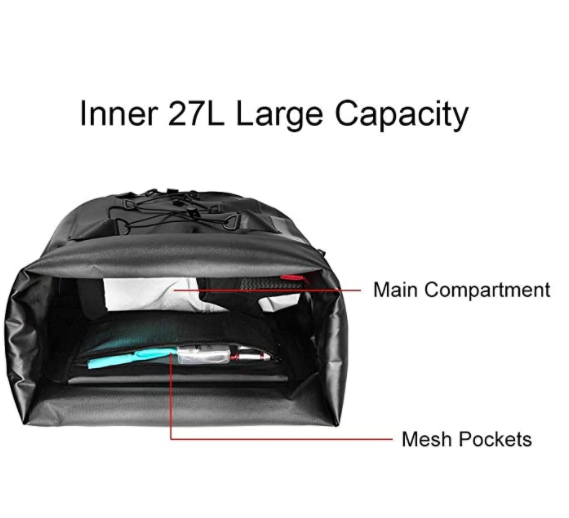 ROCKBROS AS-002-1 Bagagebære cykeltaske 27L