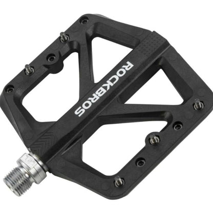 ROCKBROS Cykel -nylonpedaler. skridsikre MTB -flade pedaler 9/16 tommer 3 forseglede lejer