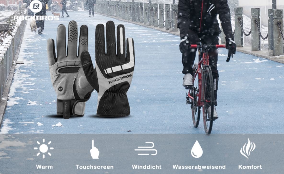 ROCKBROS Cykelhandsker Fuld finger Handsker