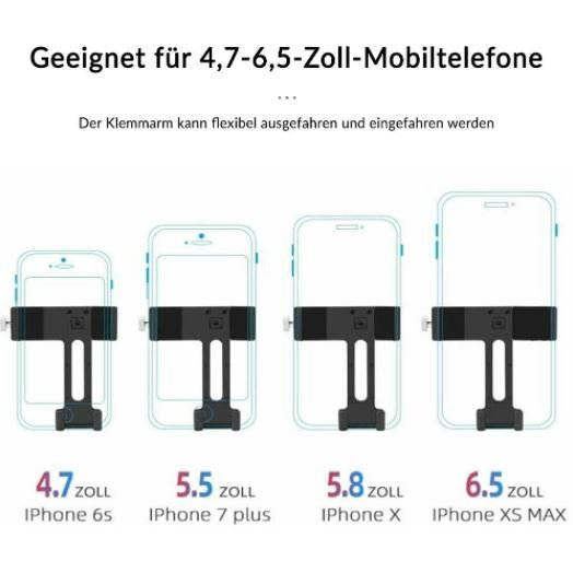 ROCKBROS mobiltelefonholder Multifunktionel magnetisk mobiltelefonholder Universal