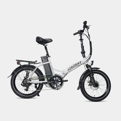 JOBOBIKE Sam sølv elcykel Shimano 7 gear 11-28T 20 tommer foldbar