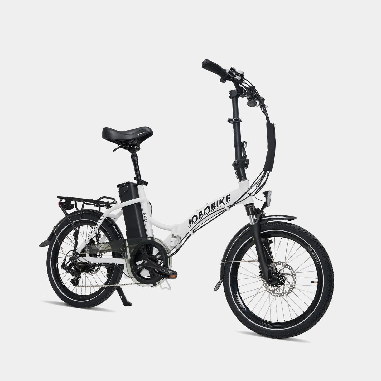 JOBOBIKE Sam sølv elcykel Shimano 7 gear 11-28T 20 tommer foldbar